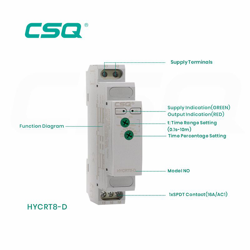 HYCRT8-D Series Power Off Delay Time Relay